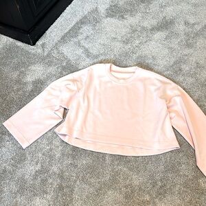 Lululemon pink crop top